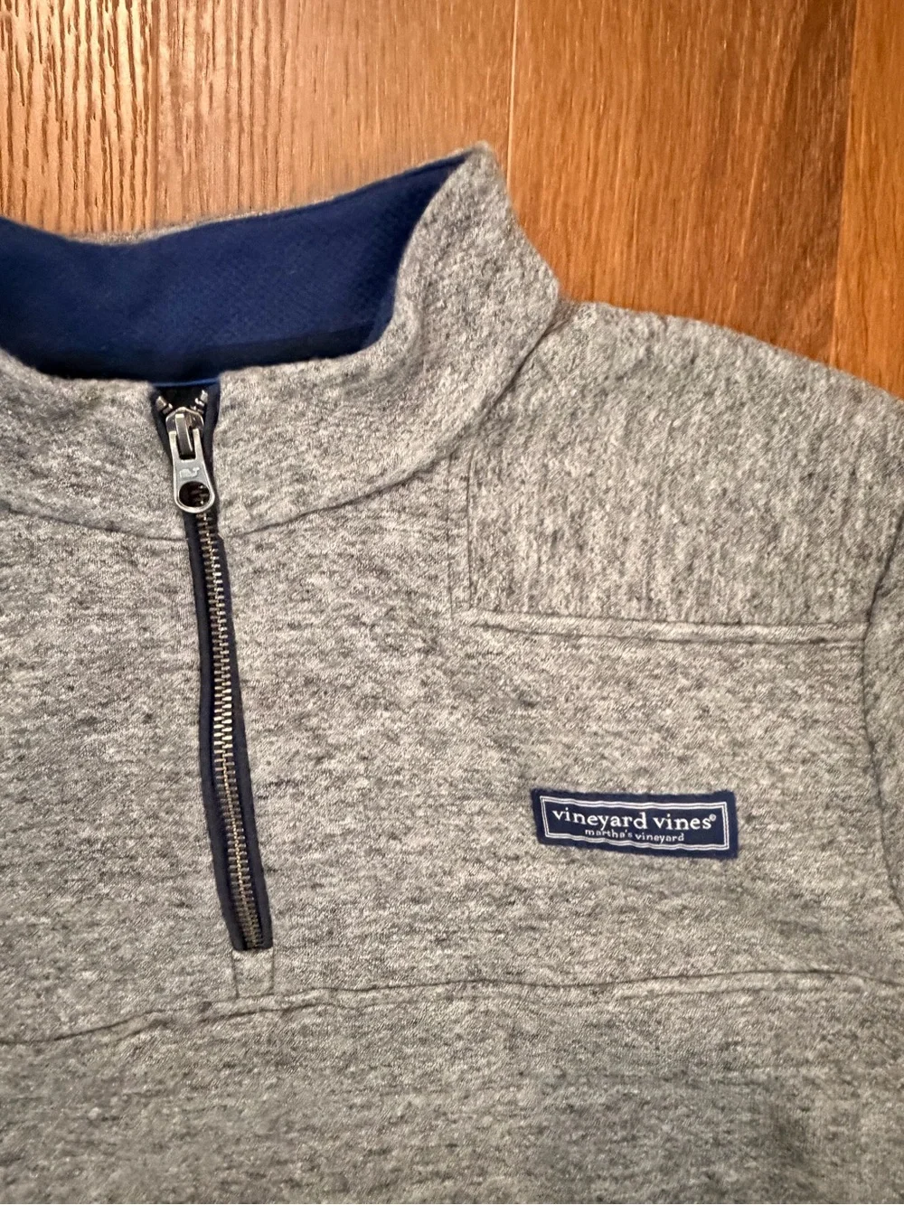 Vineyard Vines The Shep Shirt Gray Quarter Zip Pullover Men’s Large